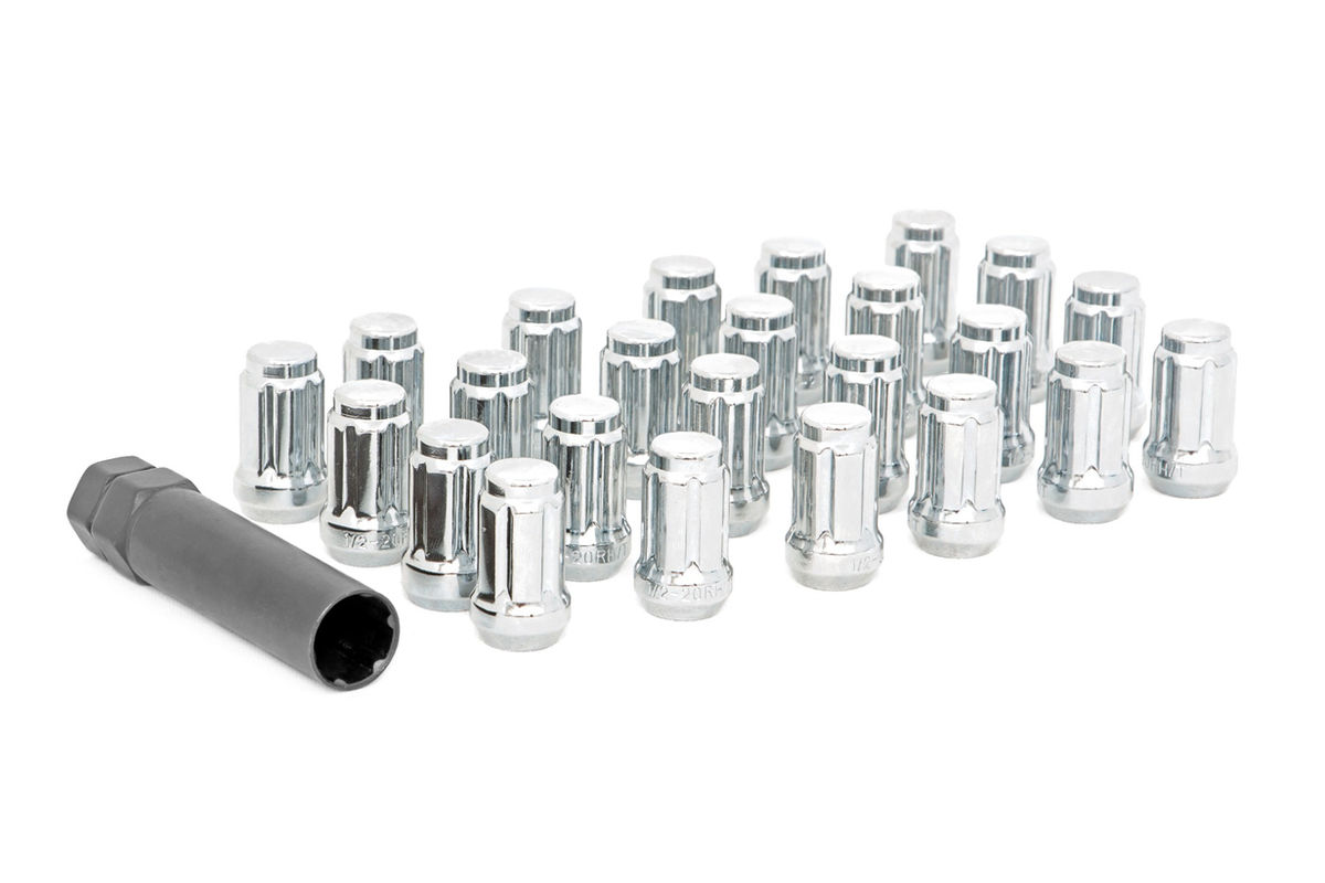 M12 X 1.5 Lug Nut Set of 24 - Chrome