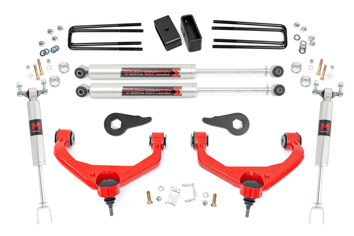 3.5" Lift Kit - M1 - W/ Overloads - 97540RED