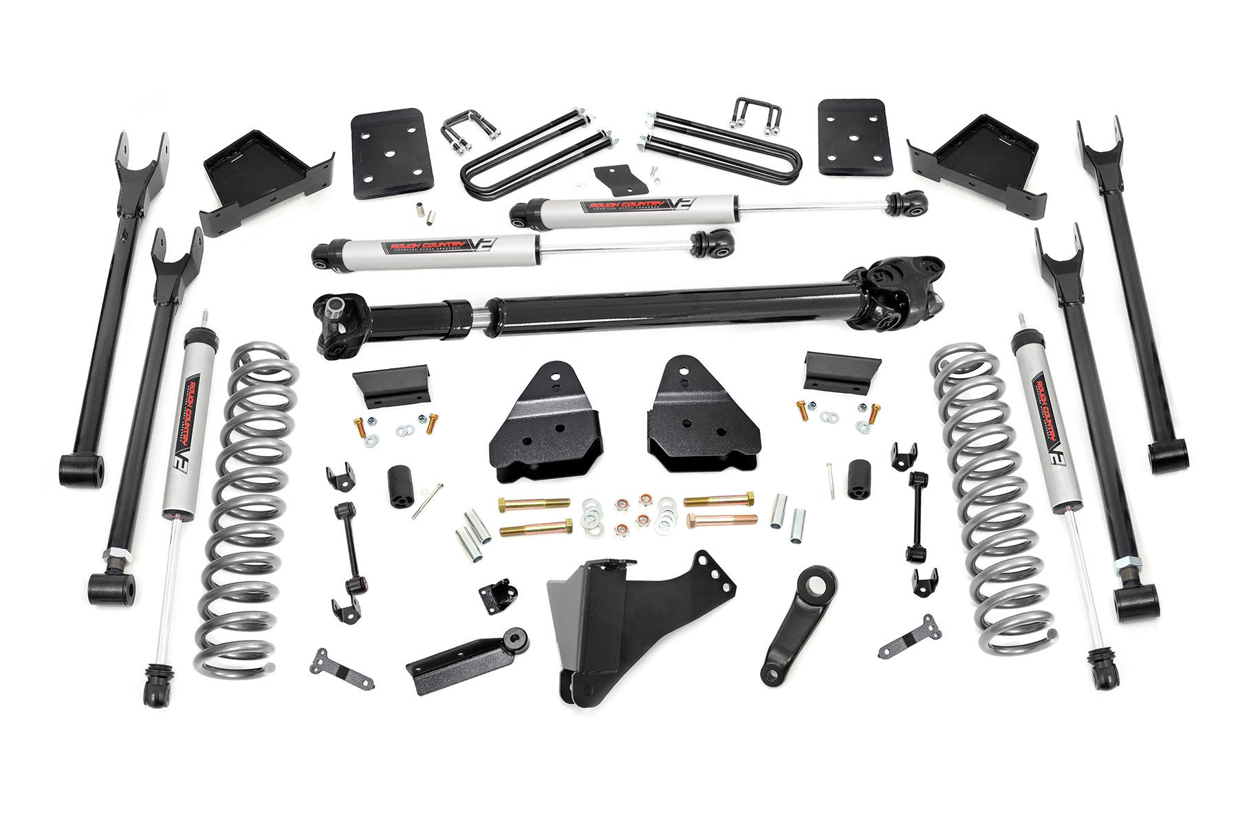 6" Lift Kit - 4-Link - Ovld - D/S - V2 - Ford