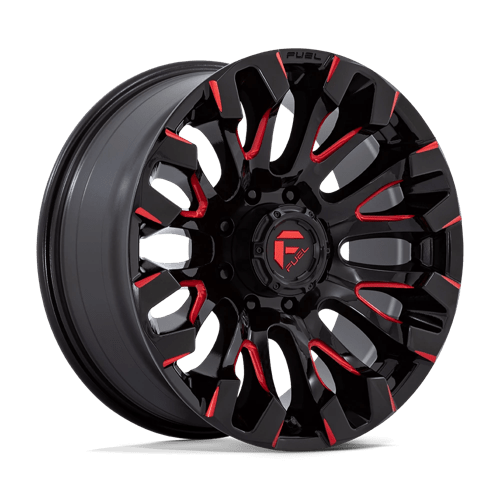 D829 QUAKE 20X9 BLACK WHEEL