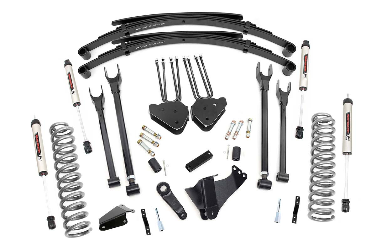 6" Lift Kit - Gas - 4 Link - RR Spring - V2 - Ford