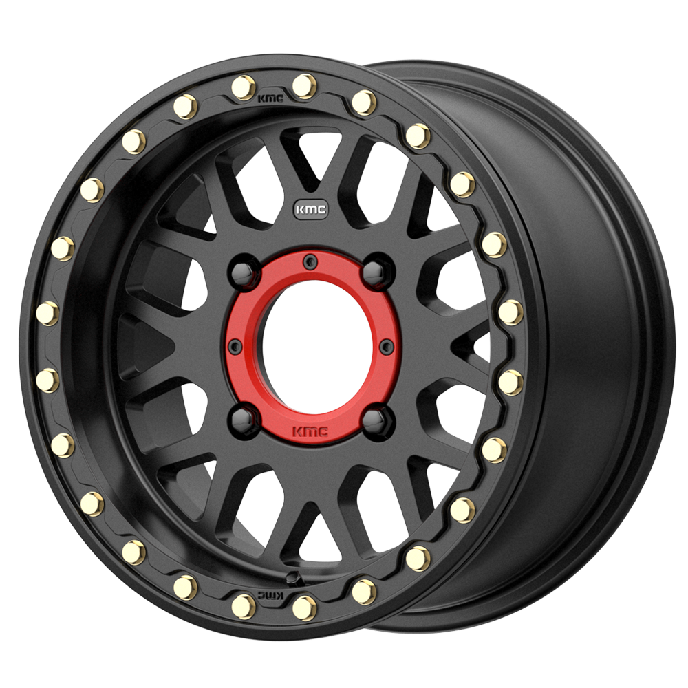 KS235 GRENADE BEADLOCK 15X6 BLACK WHEEL