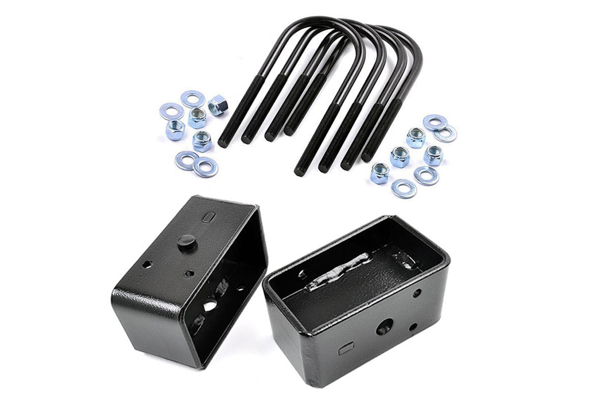 3" Block & U-Bolt Kit - Ford