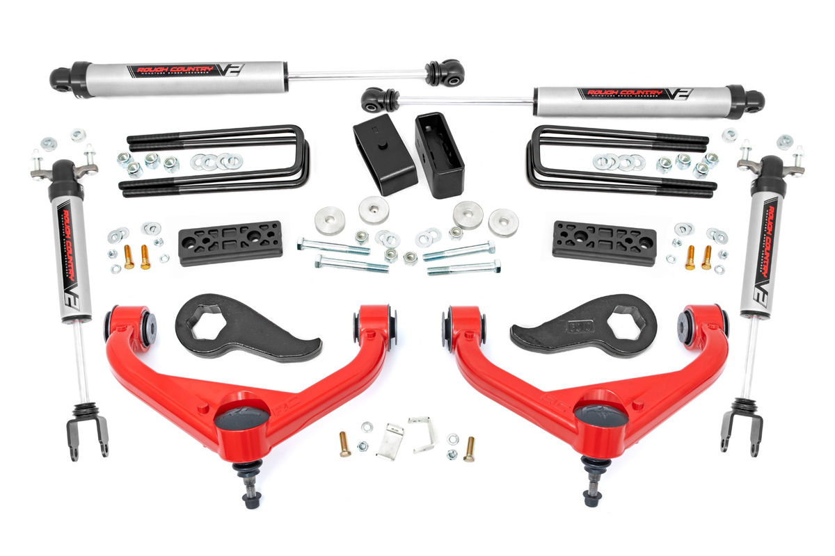 3" Lift Kit - UCAs - V2 - 95870RED