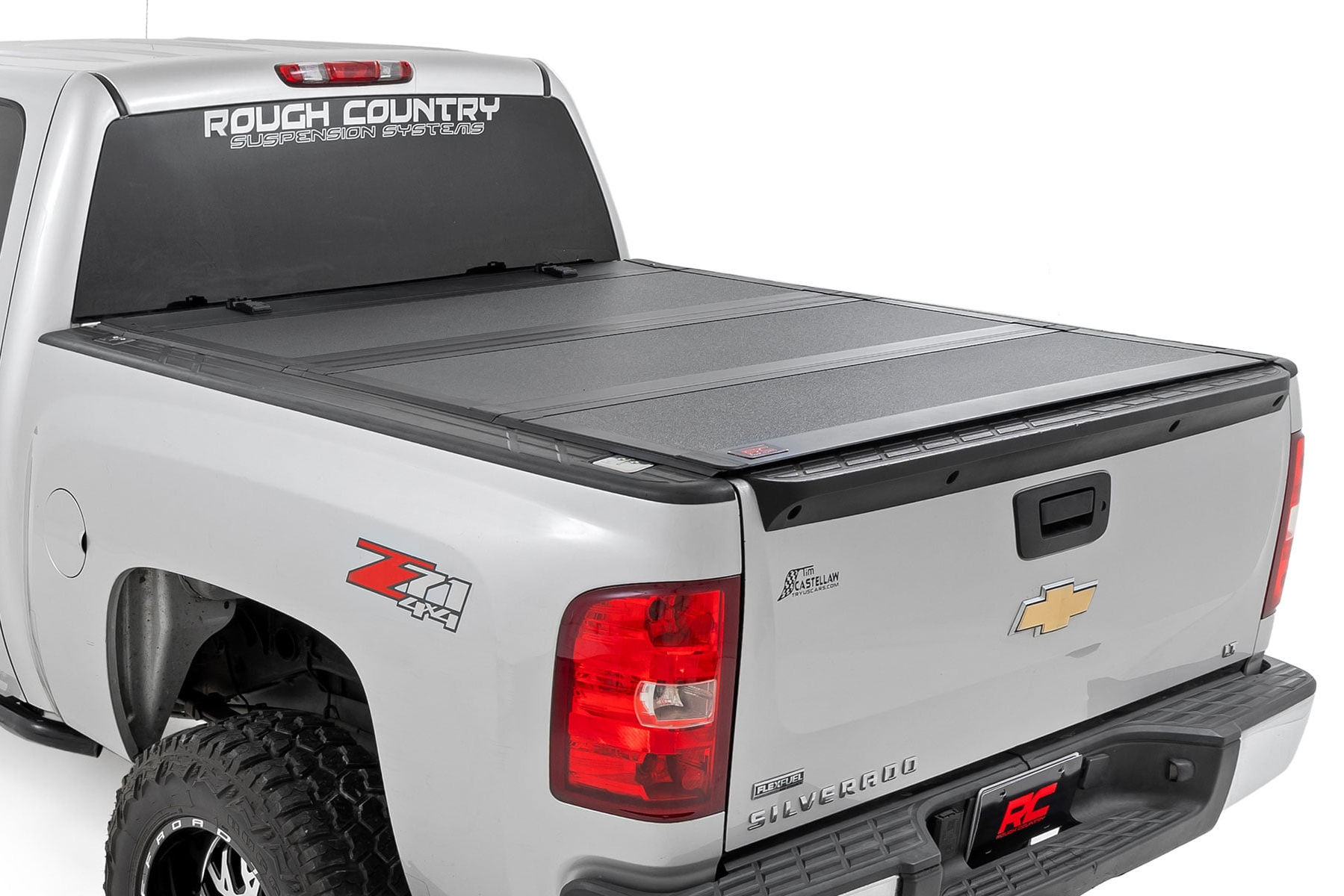 Hard Tri-Fold Flip Up Bed Cover 5'9" Bed