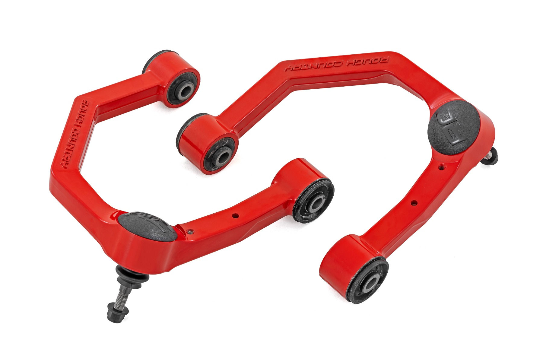 Forged Upper Control Arms - 3.5" of Lift - Red