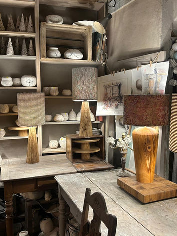 Ensemble de lampes fabriquées à la main