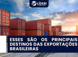 Esses são os principais destinos das exportações brasileiras