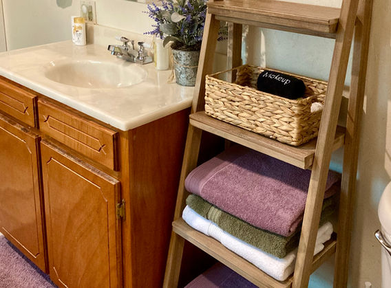 Soft towels and washcloths