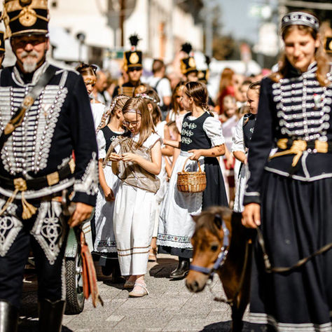 Kishuszárainkkal a jubileumi Savaria Karnevál forgatagában