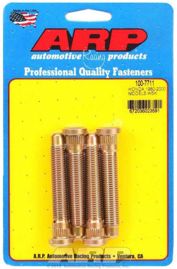Kit 4 goujons roue renforcés ARP M12x1.50, Long...