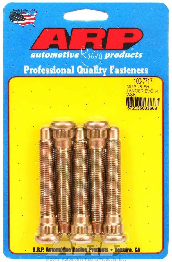 Kit 5 goujons roue renforcés ARP M12x1.50, Long...