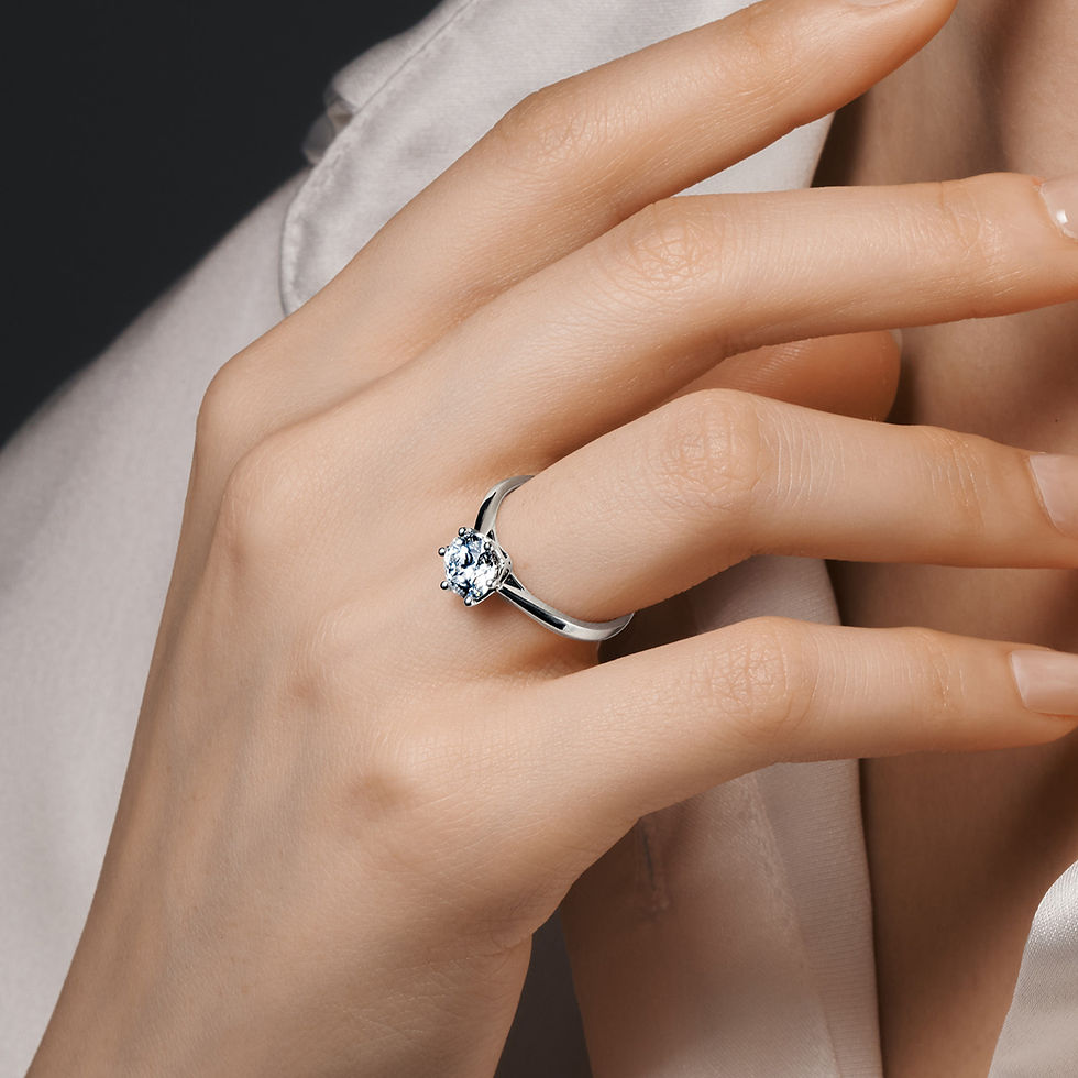 Thumbnail: Lumière Collection · Fleuron|Classic 6-Prong Solitaire Diamond Engagement Ring