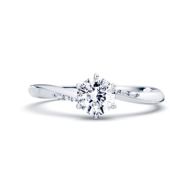 Mount Tisé Dainty Pave Twist Shank 6-Prong