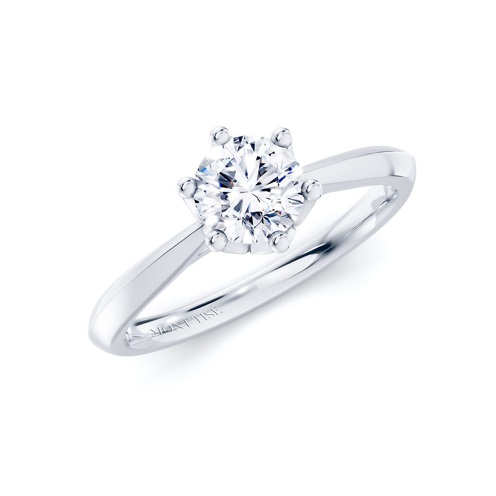 Thumbnail: Lumière Collection · Fleuron|Classic 6-Prong Solitaire Diamond Engagement Ring