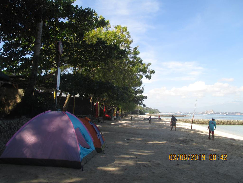 First Ever Camping at Sunset Beach