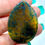 Thumbnail: Yellow, Orange and Blue Dragon's Vein Fire Agate Pendant