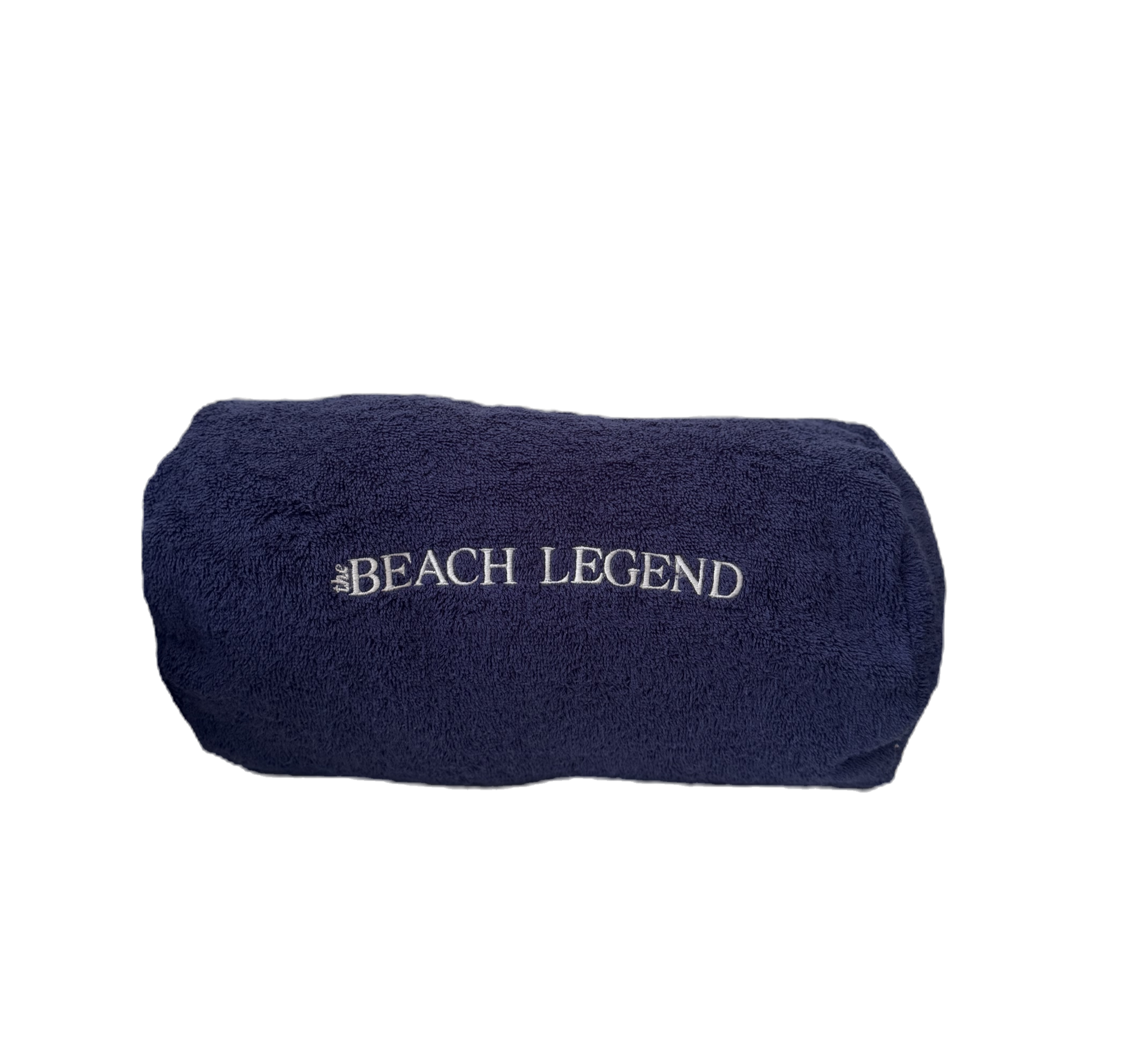 Beach Legend Towelling Pillow in Navy