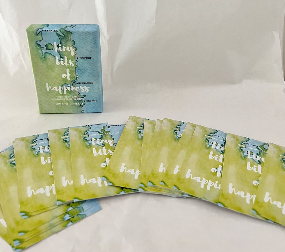Thumbnail: Tiny Bits of Happiness Cards Northern Beaches Edition