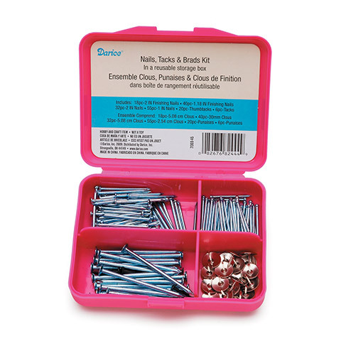 Nails, Tacks and Brads Kit