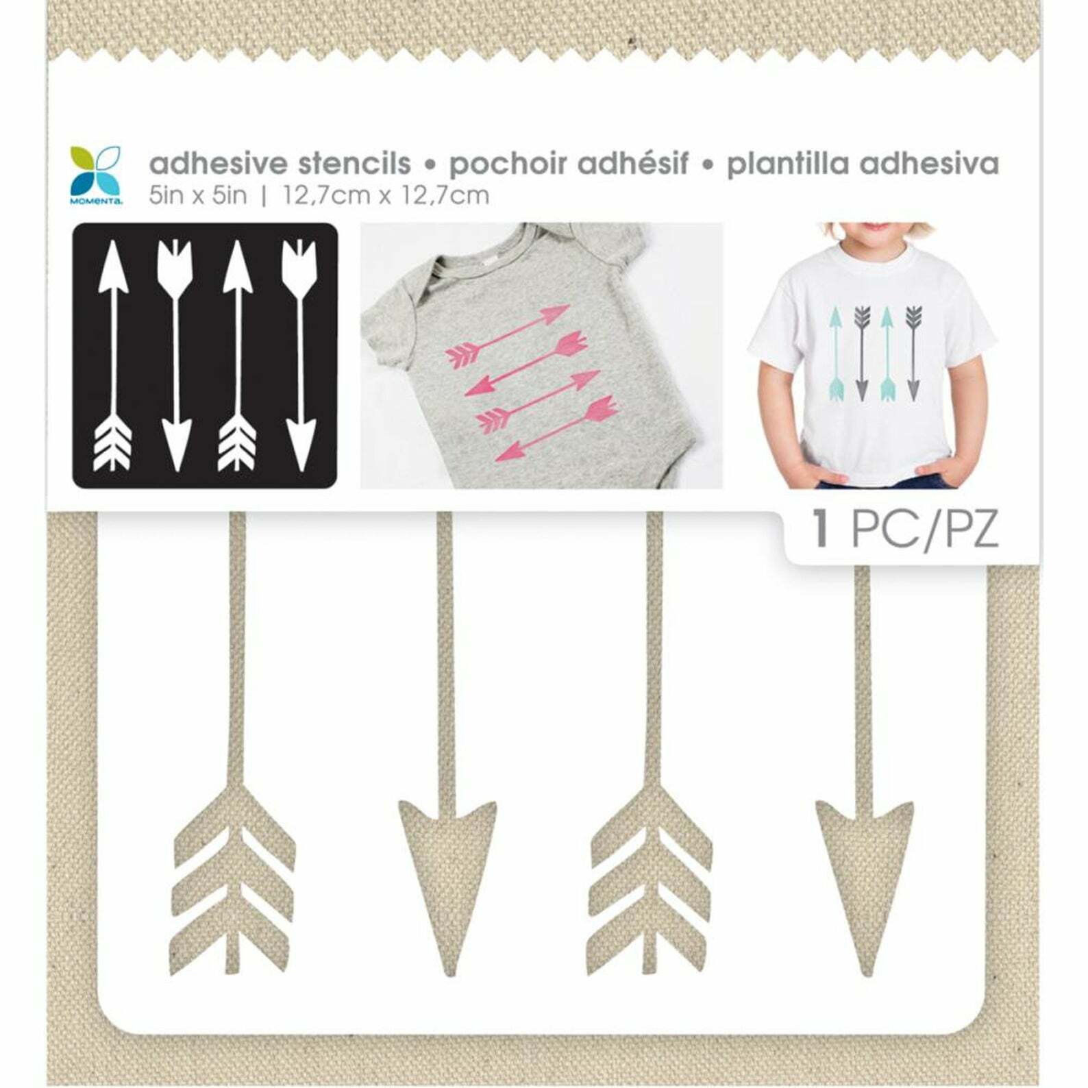 Arrows Adhesive Stencils 5 x 5