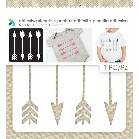 Arrows Adhesive Stencils 5 x 5