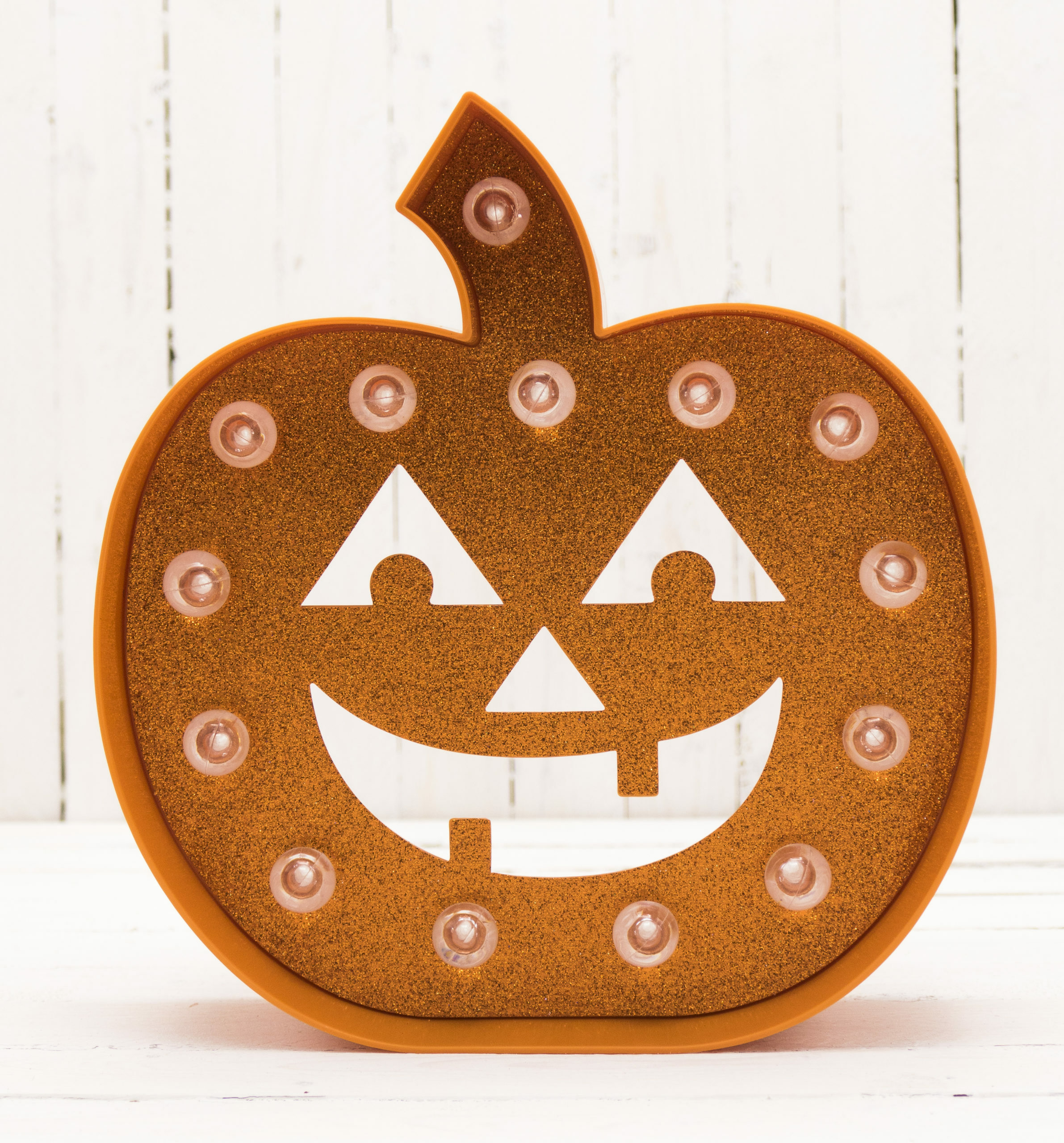 MARQUEE SHAPES - HS - HALLOWEEN - PLASTIC - PUMPKIN