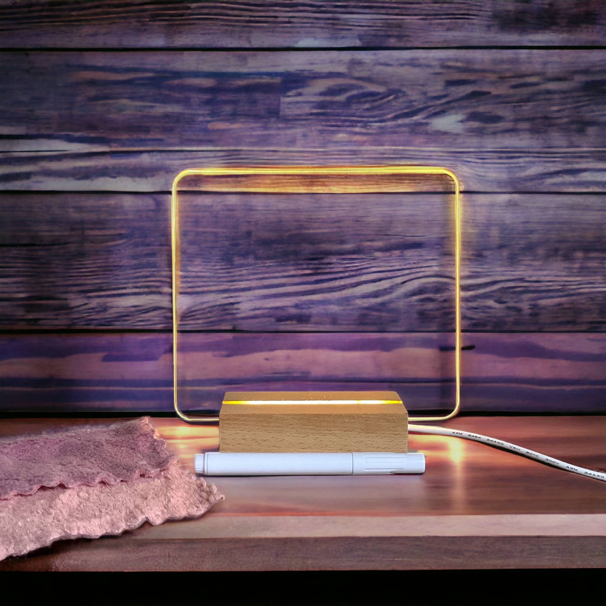 Light Doodle Display Stand - Dry Erase Acrylic