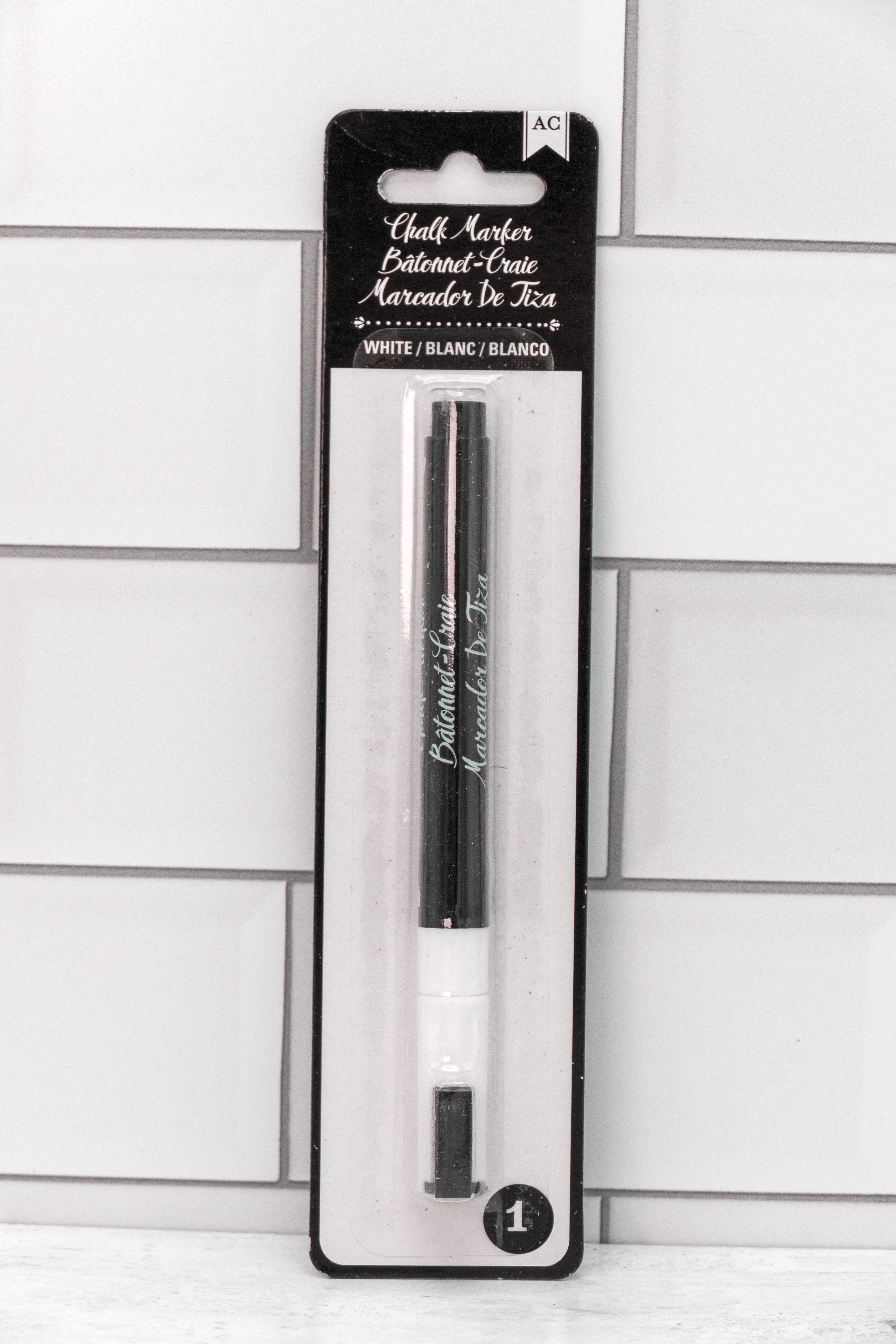 AC Chalk Marker- White