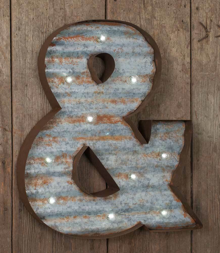 Ampersand Marquee Sign