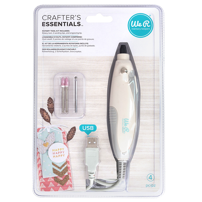 Crafter's Essentials Rotary Tool Kit 4 pc