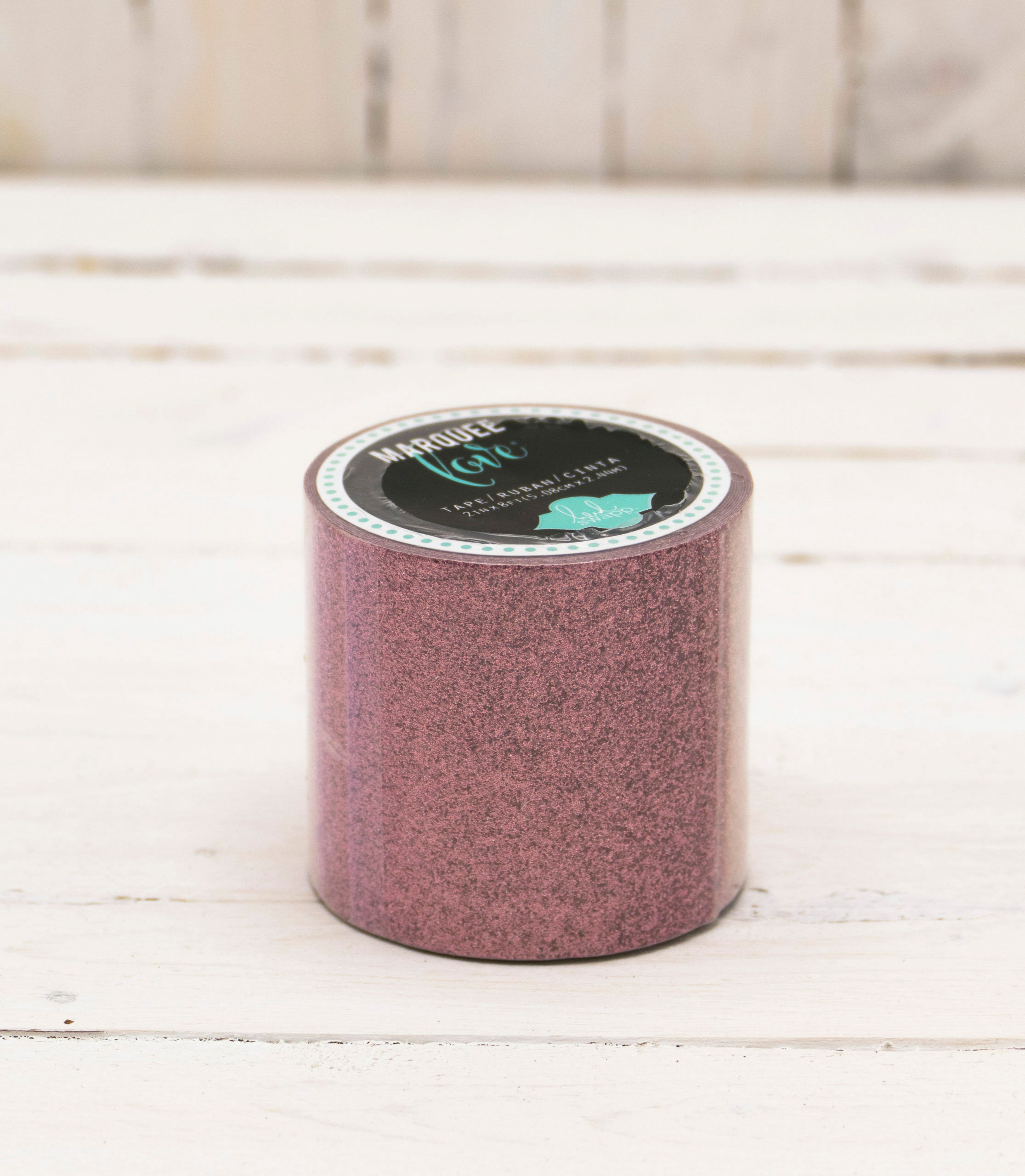 MARQUEE LOVE - GLITTER TAPE - 2" - PALE PINK - 8 FEET