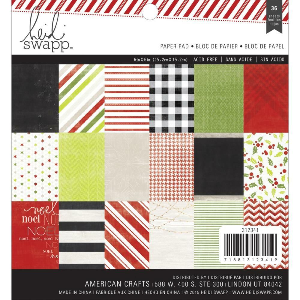 Heidi Swapp Oh What Fun Paper Pad 36 sheets