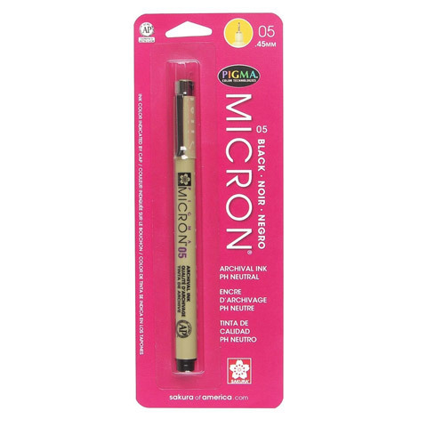 Micron Pigma Pen .05 (.45mm) Black