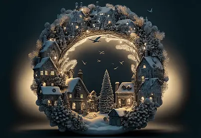 Winter Themed Wreath