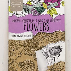Adult coloring book Kathy Ireland Flower
