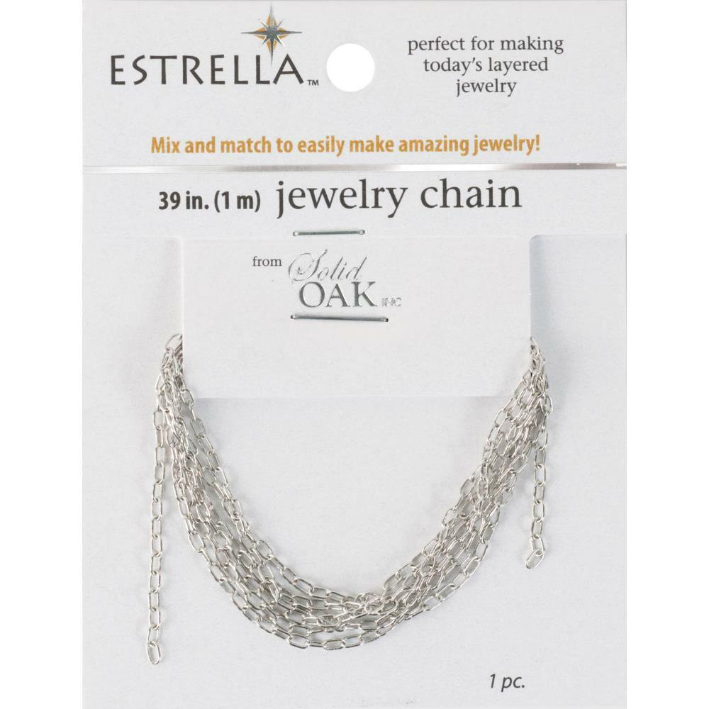 Solid Oak- Estrella Small Chain- Silver
