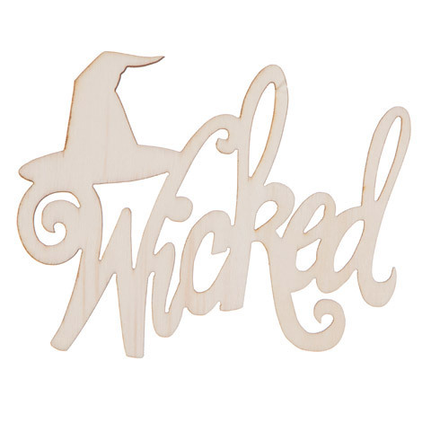 Wood Laser Word- Wicked