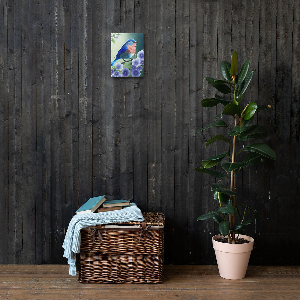 Thumbnail: Little Bird - Canvas Print
