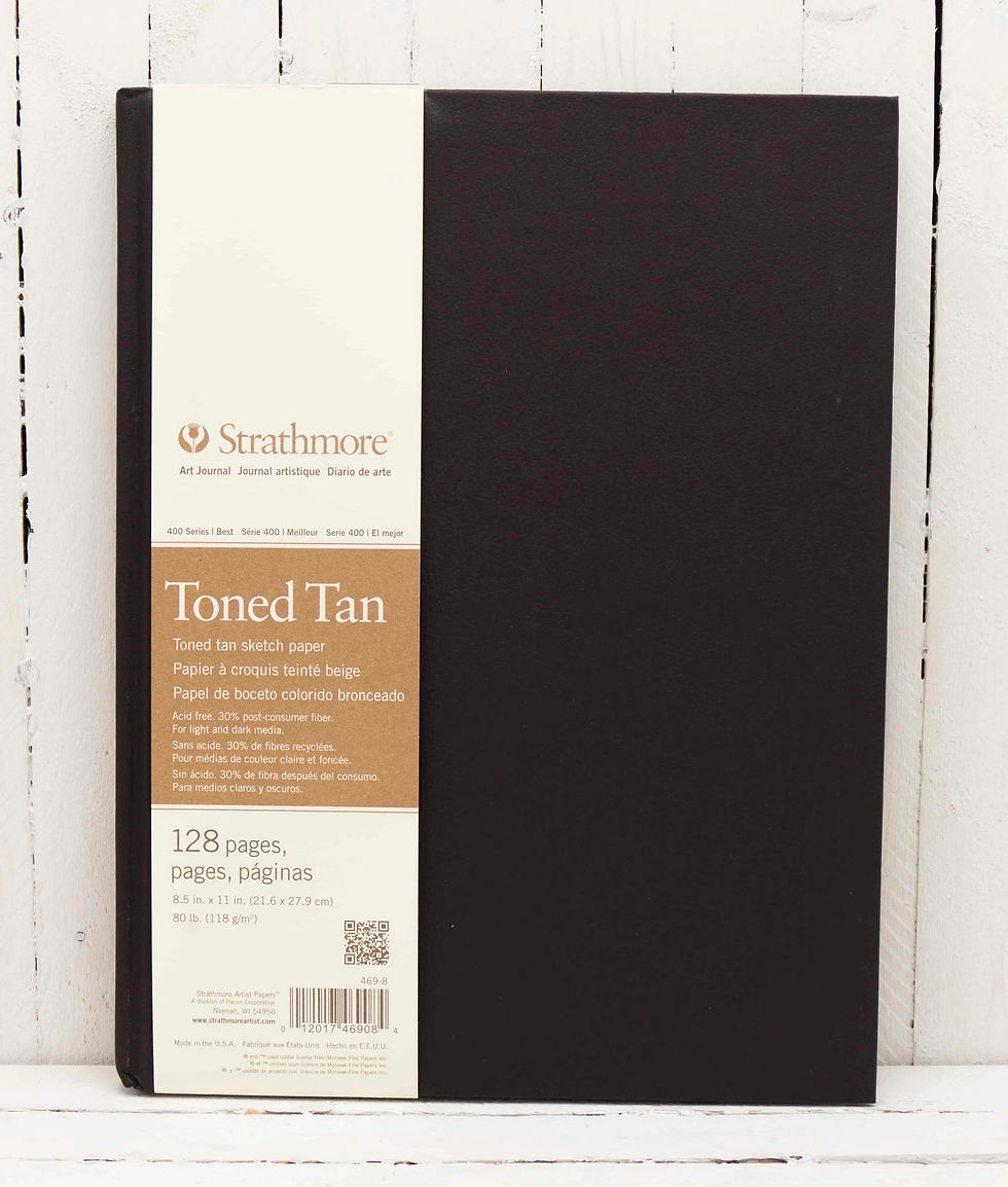 Strathmore Hardbound Art Journal, 400 Series 8.5x11" Tan