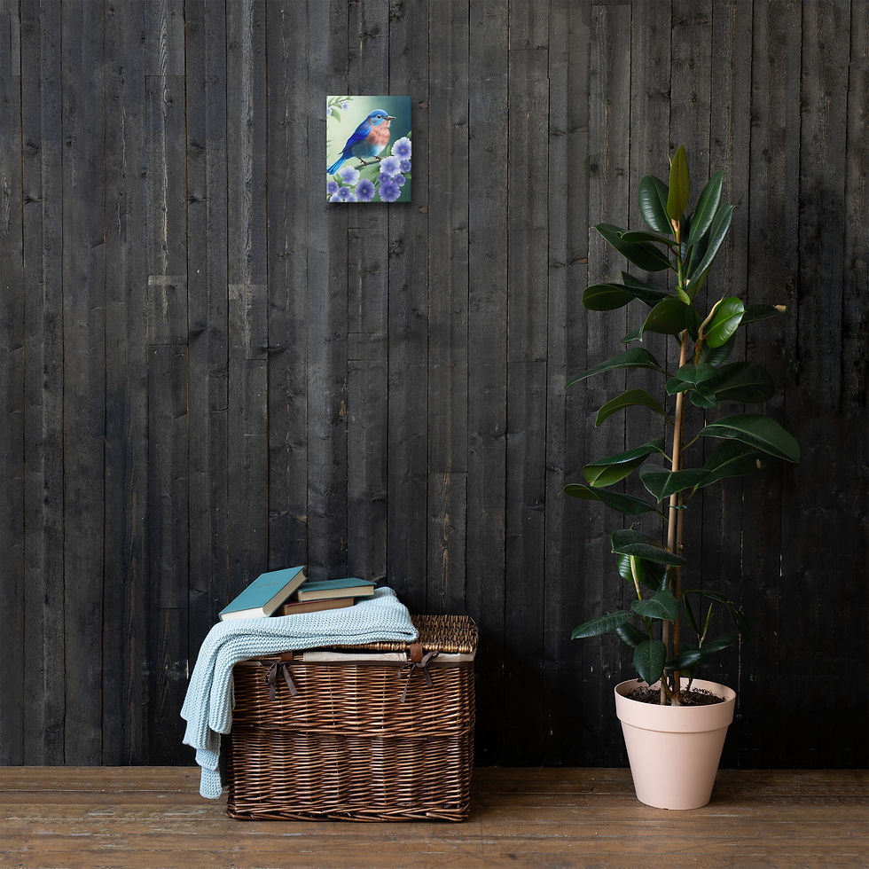 Thumbnail: Little Bird - Canvas Print
