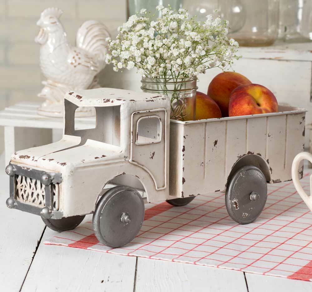 White Truck Planter