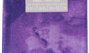 Fabric Fat Quarter - Purple Textured 18" x 21"