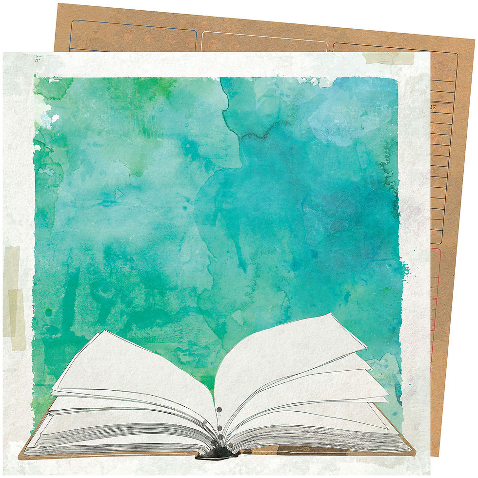 American Crafts Paper- First Draft 2 sided 12 x 12