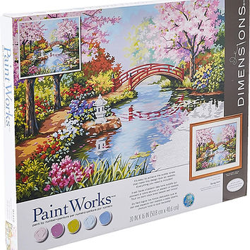 Paint By Number Kit Japanese Garden 20 x 16