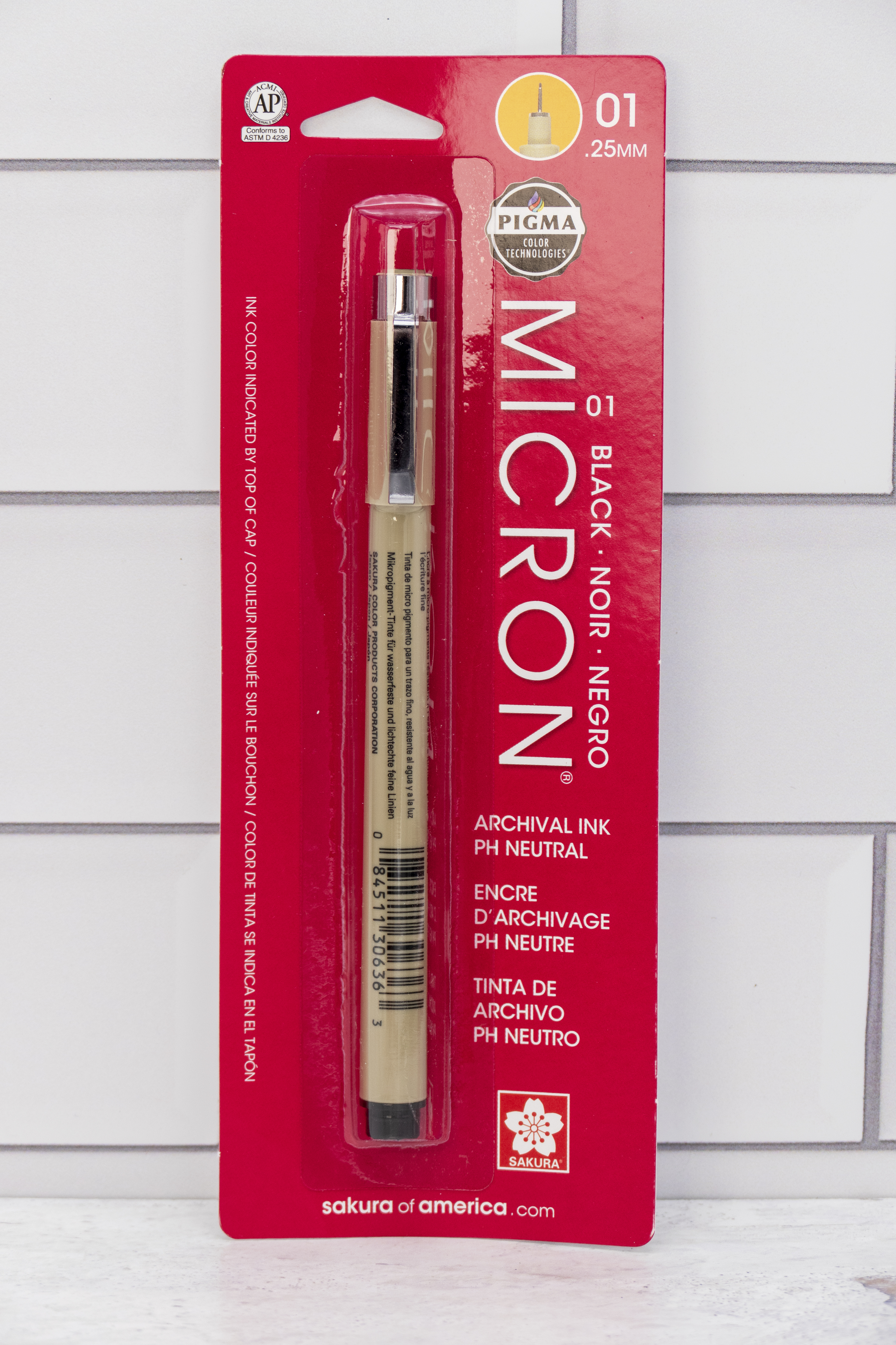 Micron Pigma Pen .01 (.25mm) Black