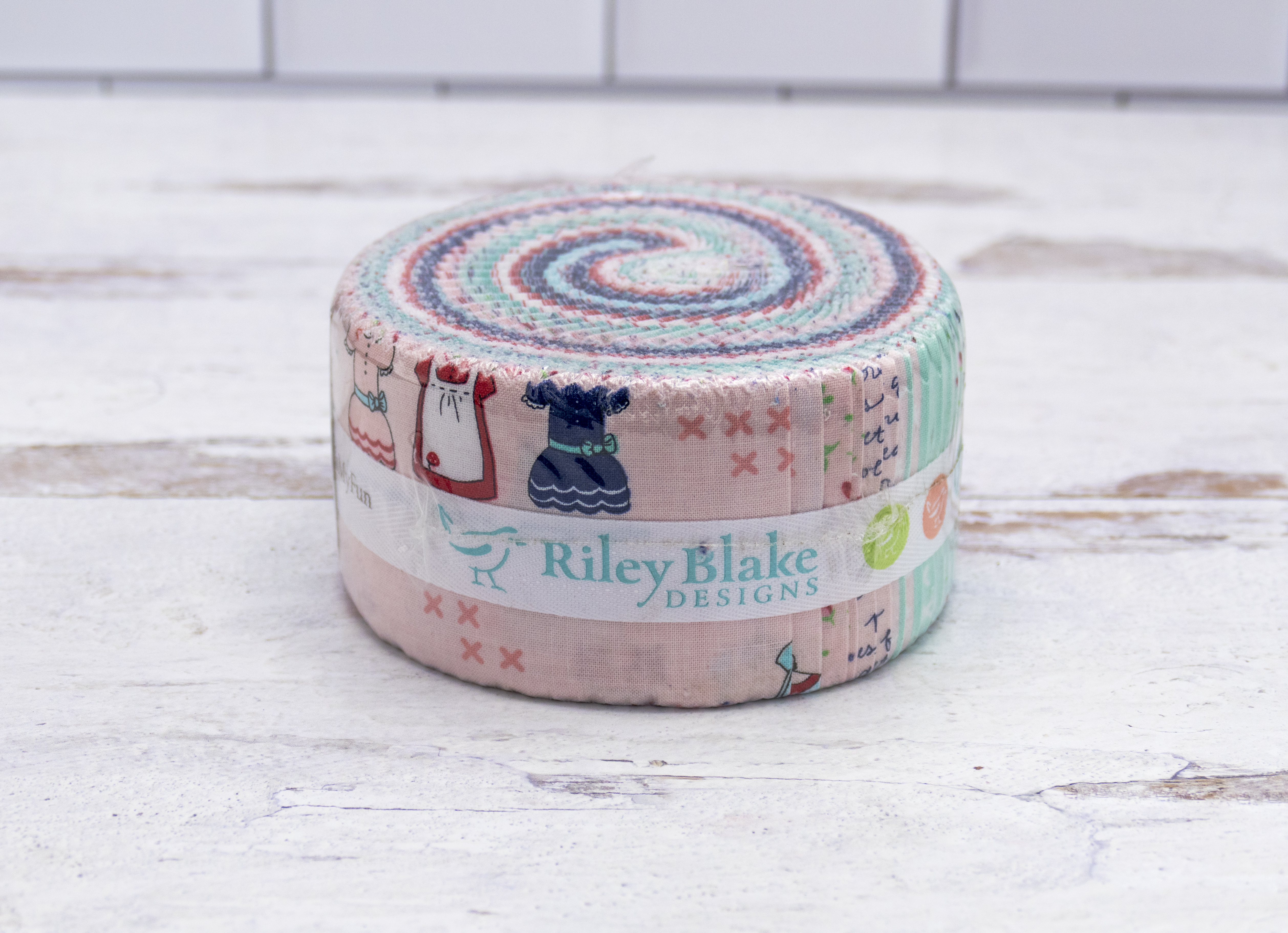 Sweetness Rolie Polie Fabric Pieces- 40 pieces per roll