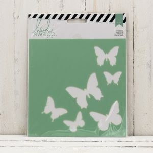 6X6 BUTTERFLY STENCIL