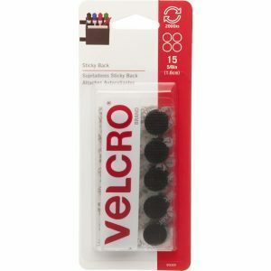 Black Velcro Sticky Back Circles 15 pc.