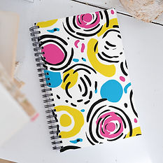 Color Pop Vibes - Spiral notebook